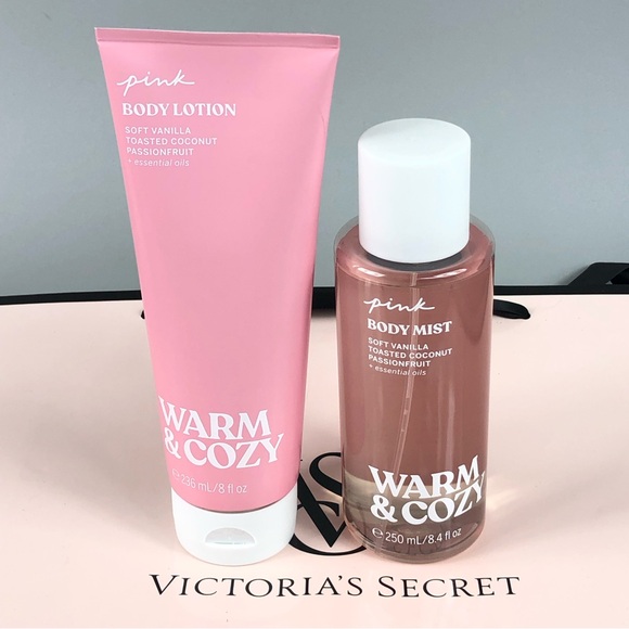 Pink Victoria Secret Soft Vanilla Toasted Coconut PassionFruit Mist & Lotion Set - Picture 3 of 4